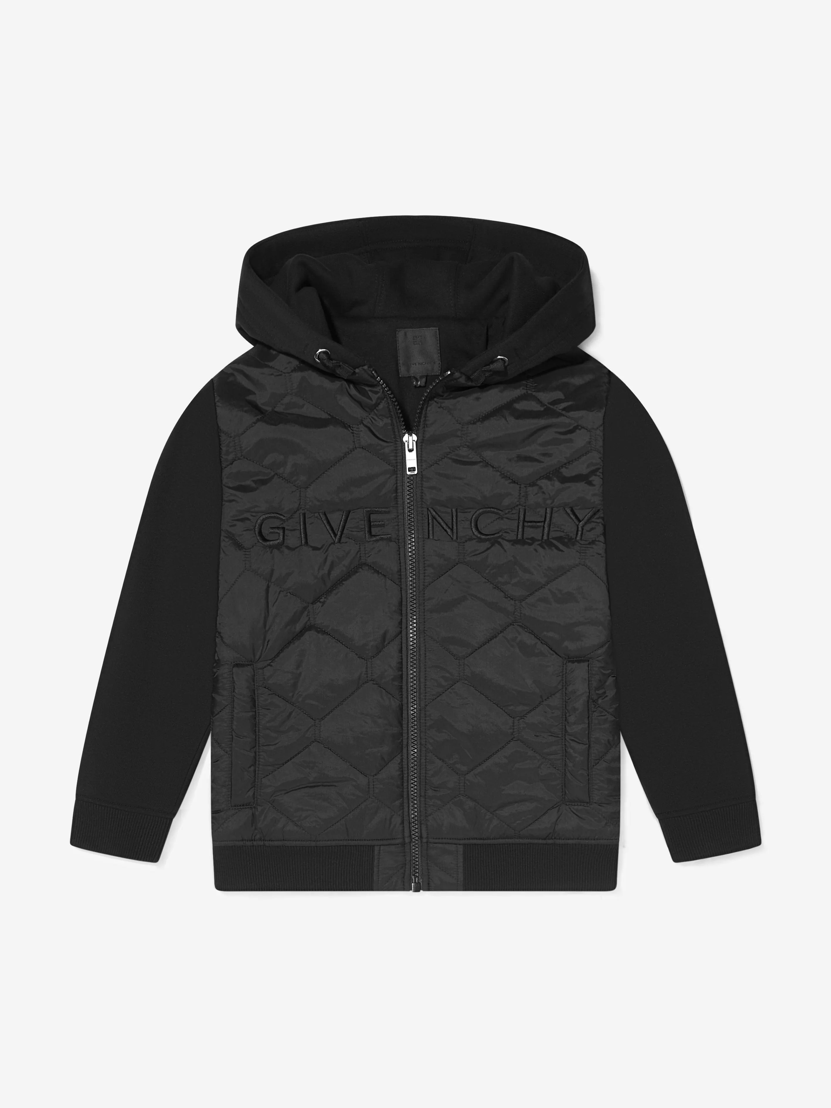 Givenchy Boys Logo Zip Up Top