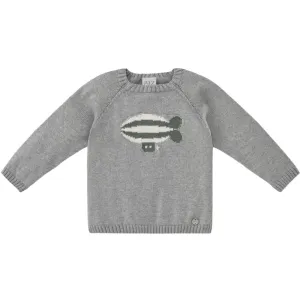 Gray Blimp Knit Sweater