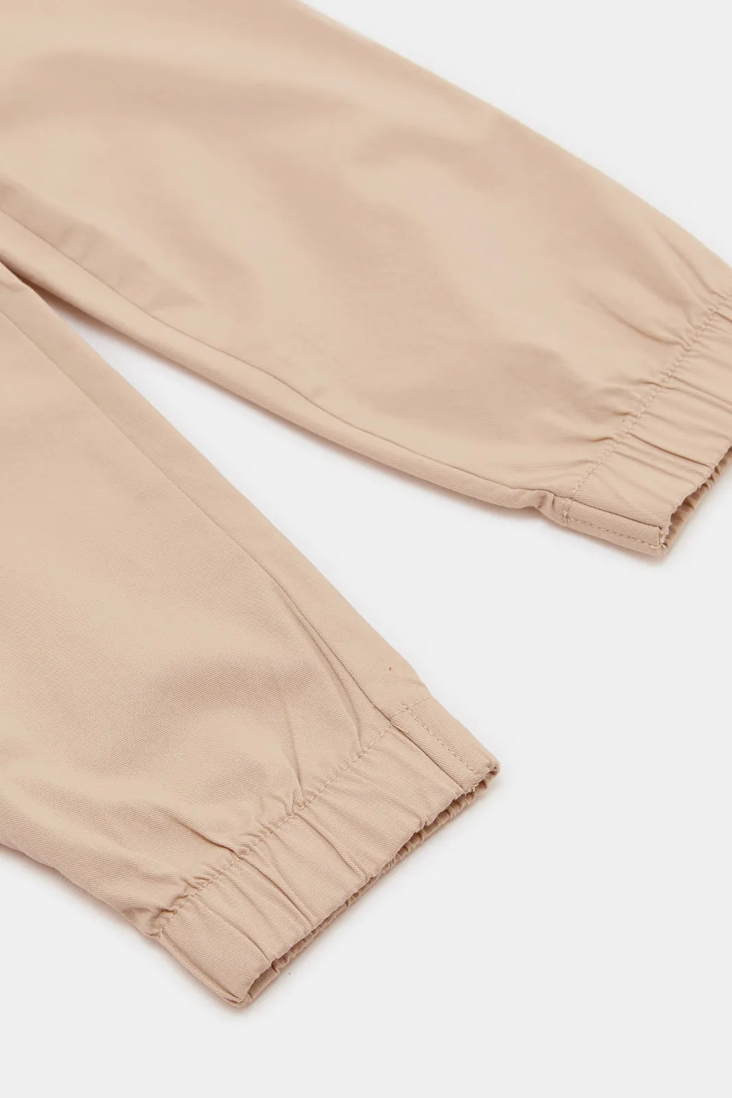 Infant Boys Beige Chino Jogger