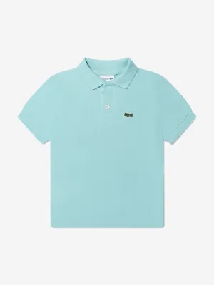 Lacoste Boys Logo Polo Shirt in Blue