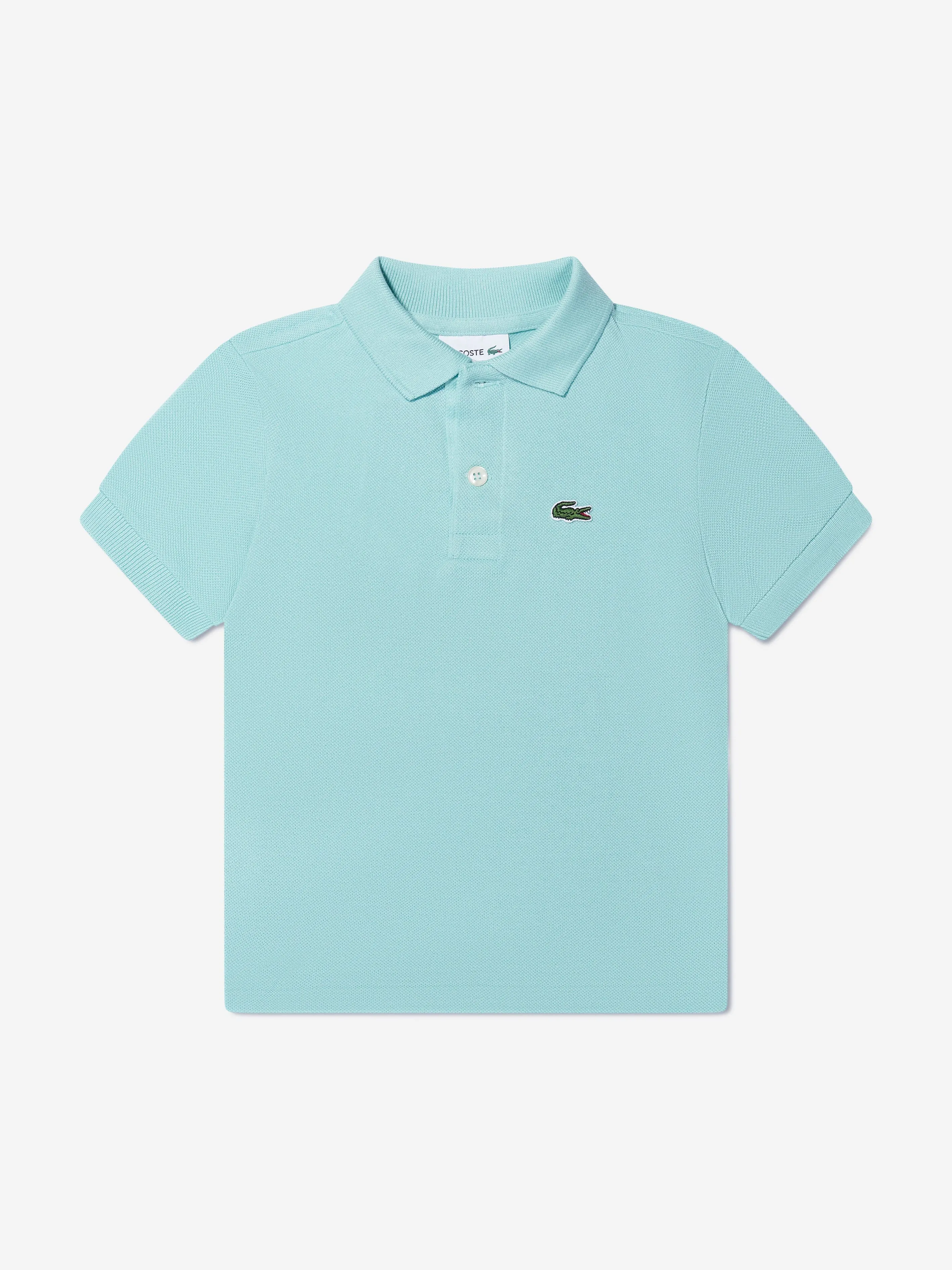 Lacoste Boys Logo Polo Shirt in Blue