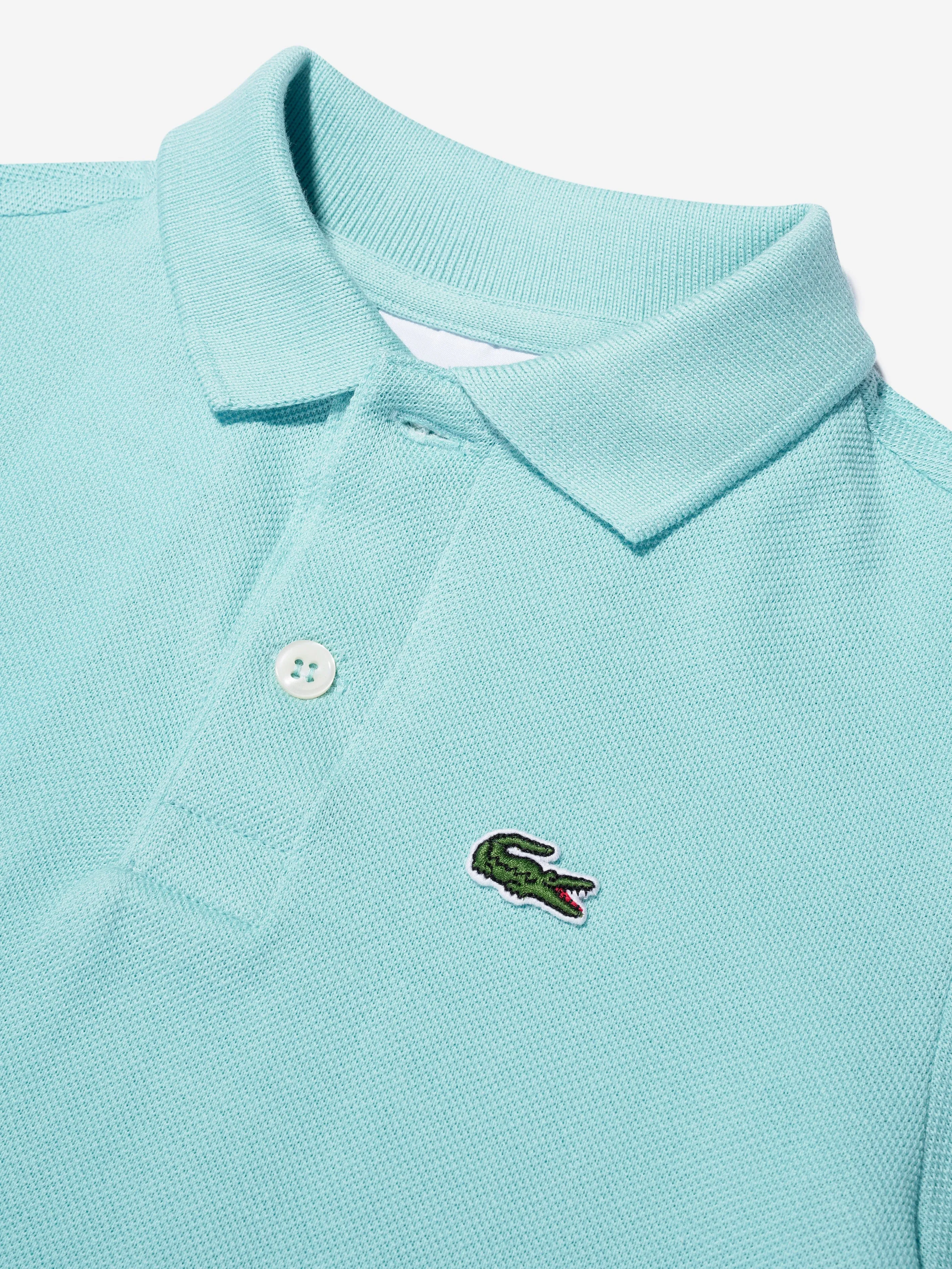 Lacoste Boys Logo Polo Shirt in Blue