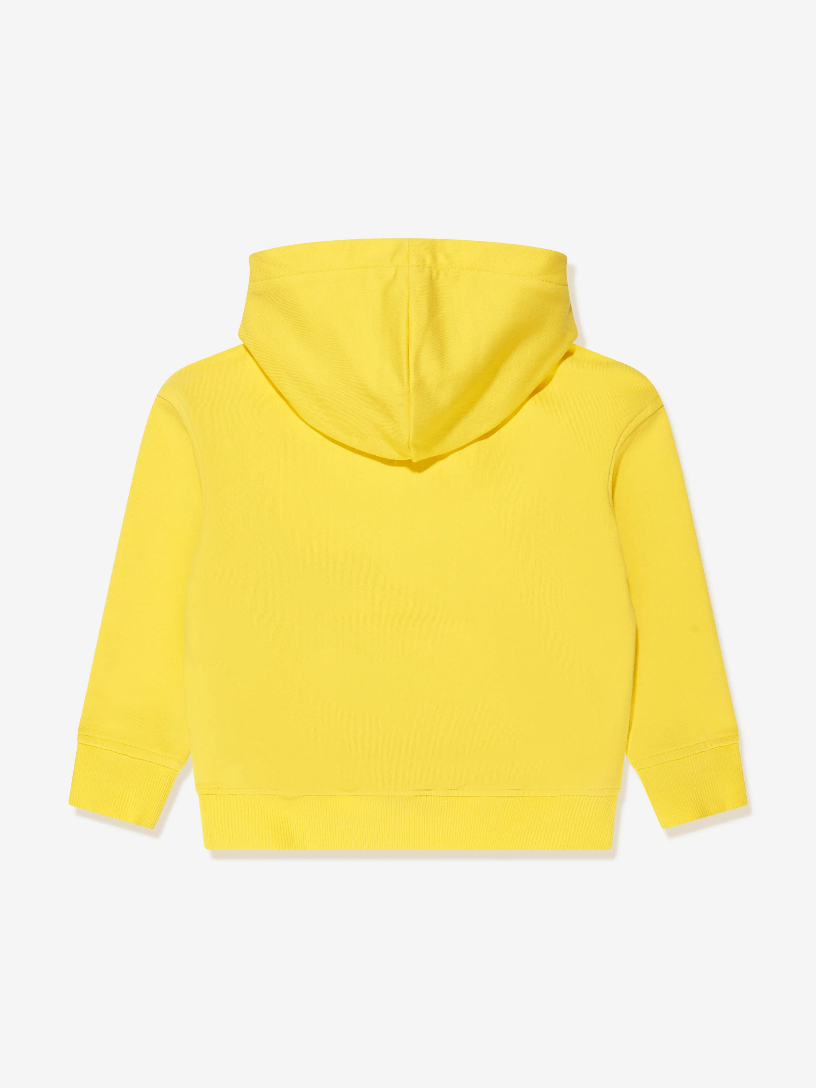 Moschino Kids Teddy Logo Hoodie in Yellow