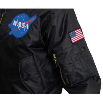 NASA MA-1 Flight Jacket - Black