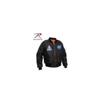 NASA MA-1 Flight Jacket - Black