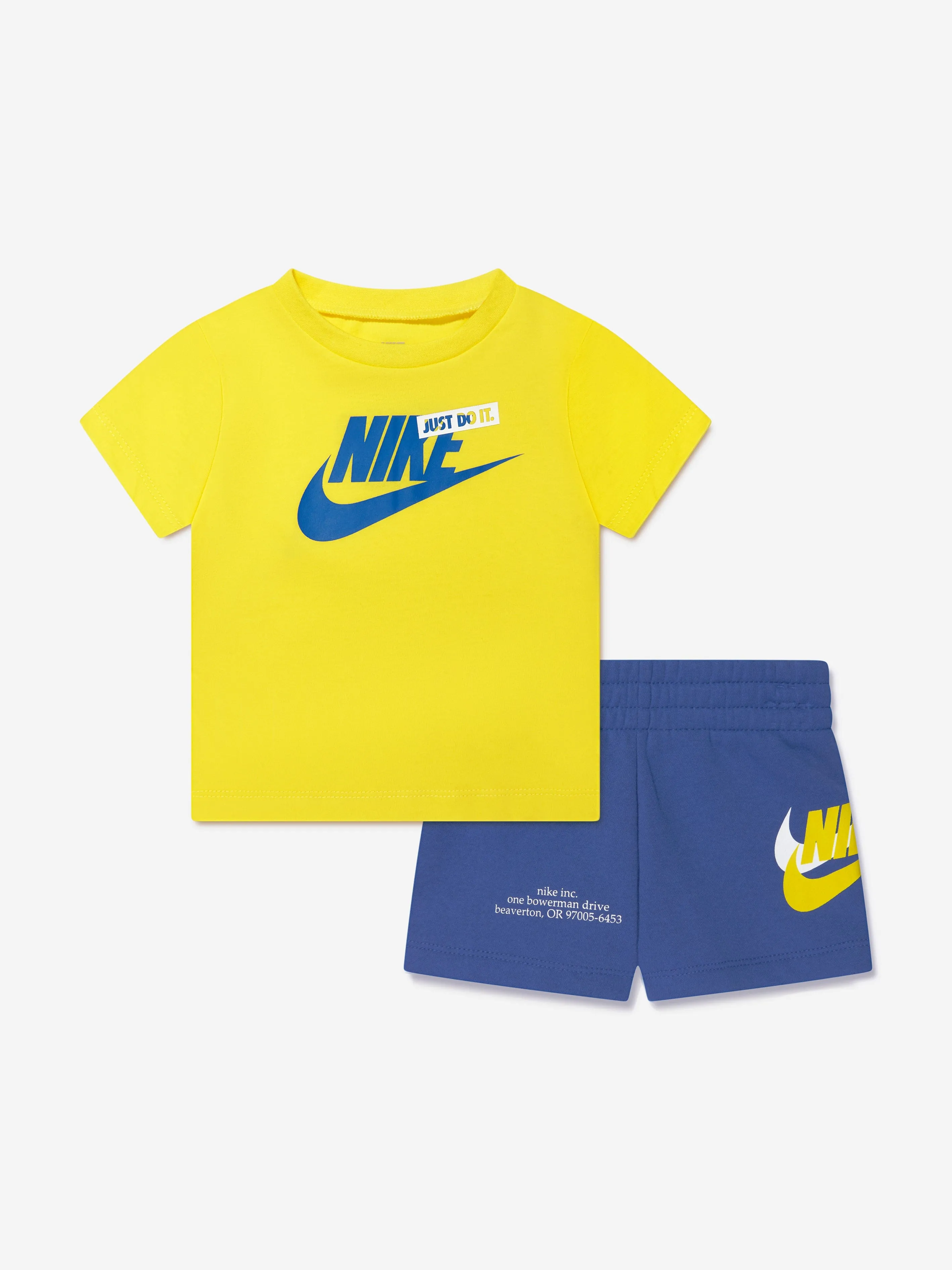 Nike Boys Icon T-Shirt And Shorts Set in Blue