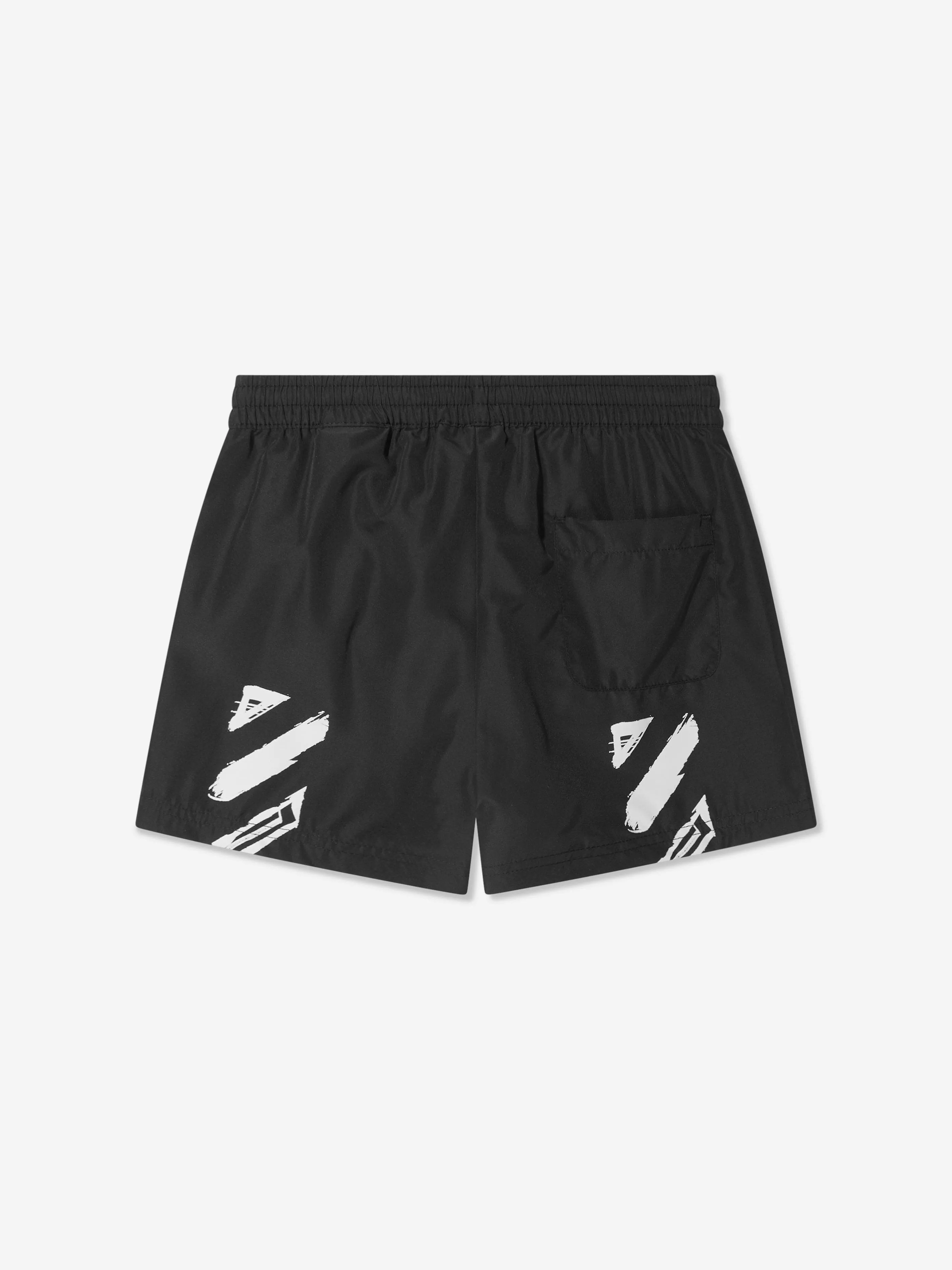 Off-White Boys OW Script Swim Shorts