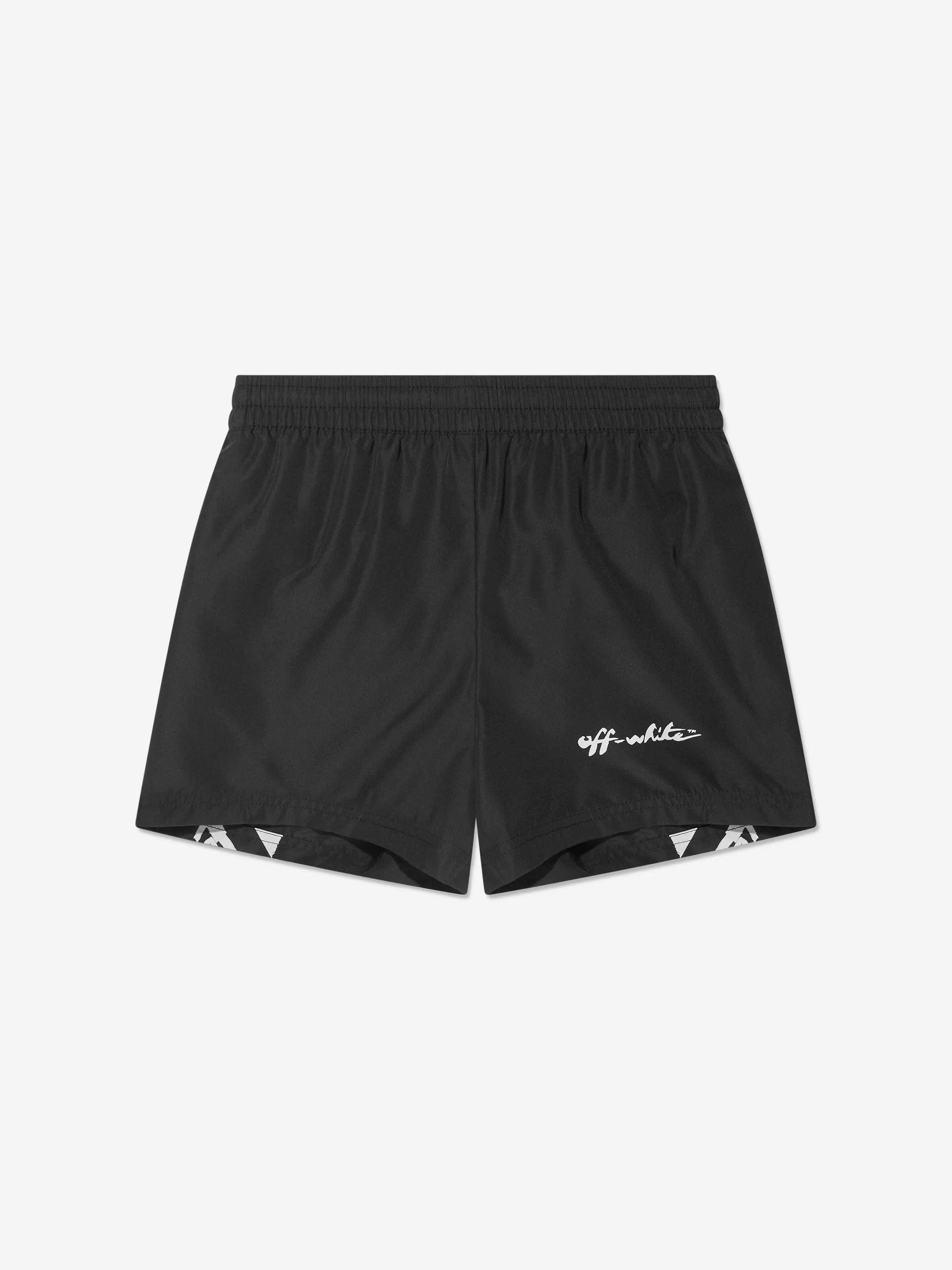 Off-White Boys OW Script Swim Shorts