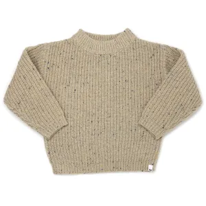 oh baby! Grandpa Knitted Pullover - Oatmeal Confetti