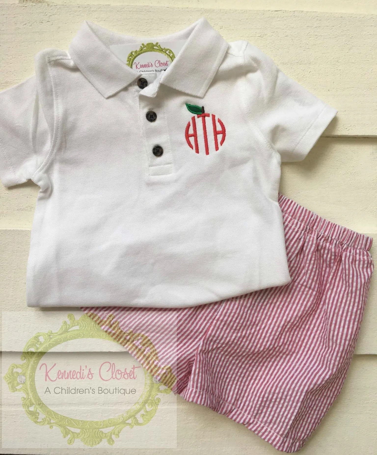 Pencil Monogram Polo