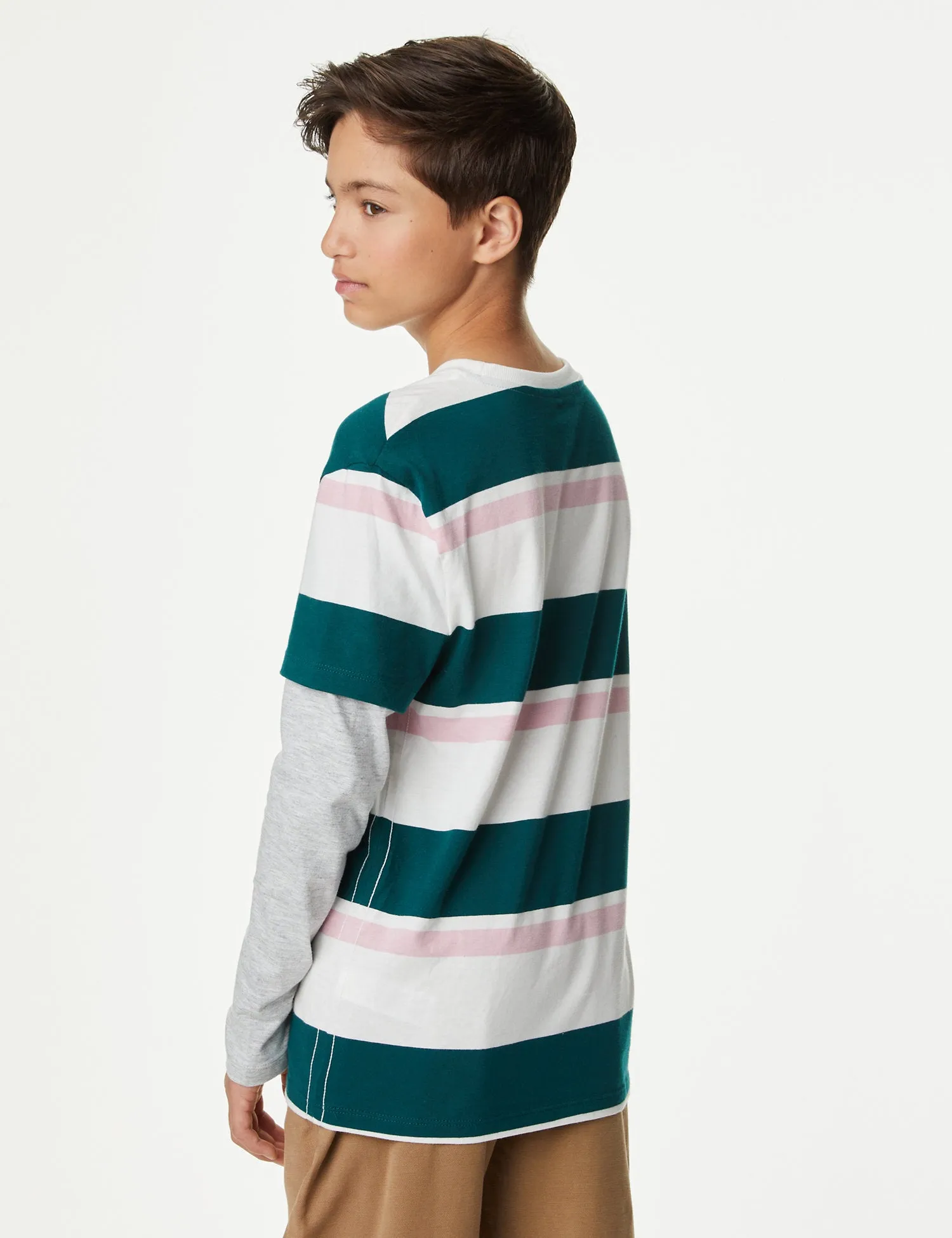 Pure Cotton Striped Top