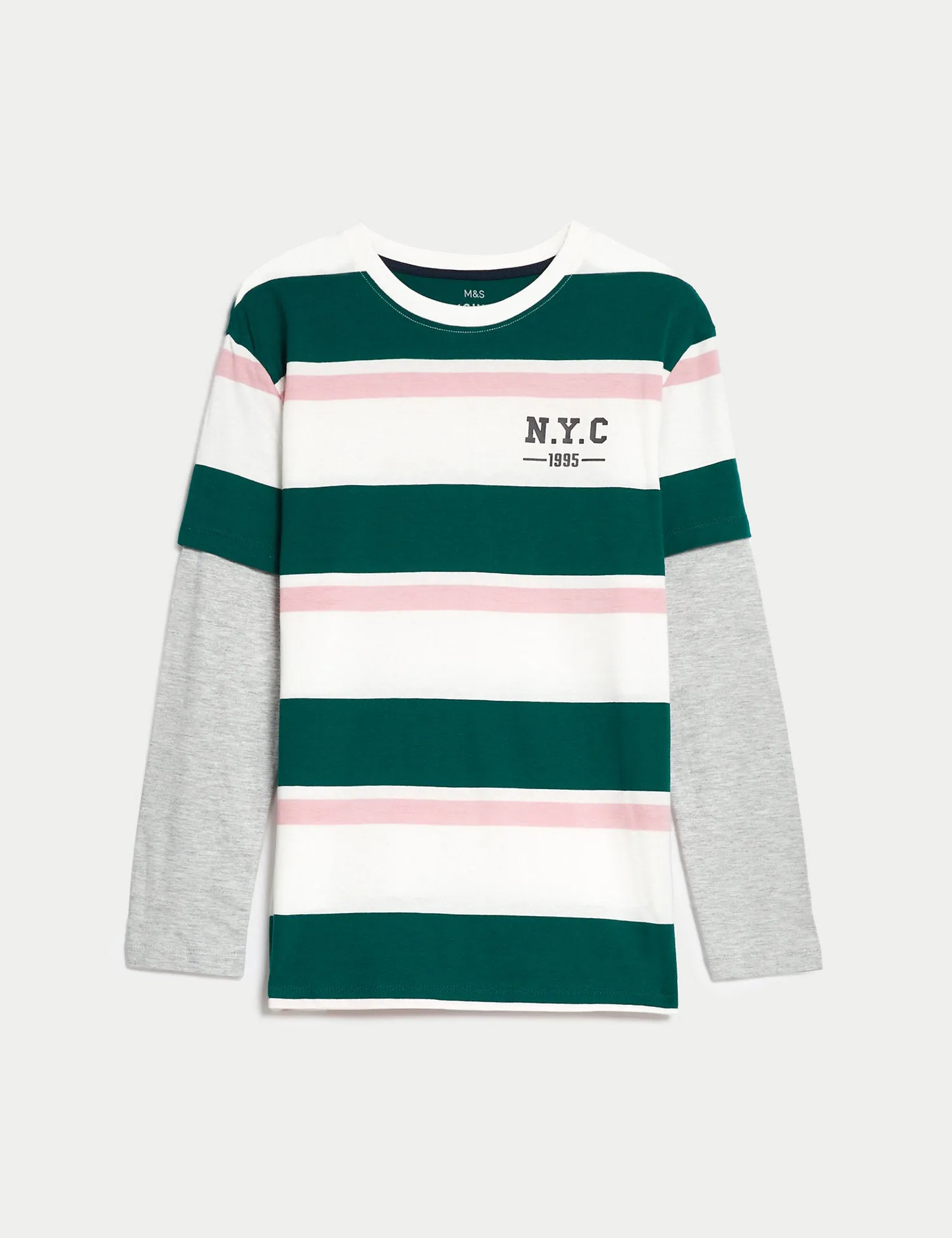 Pure Cotton Striped Top