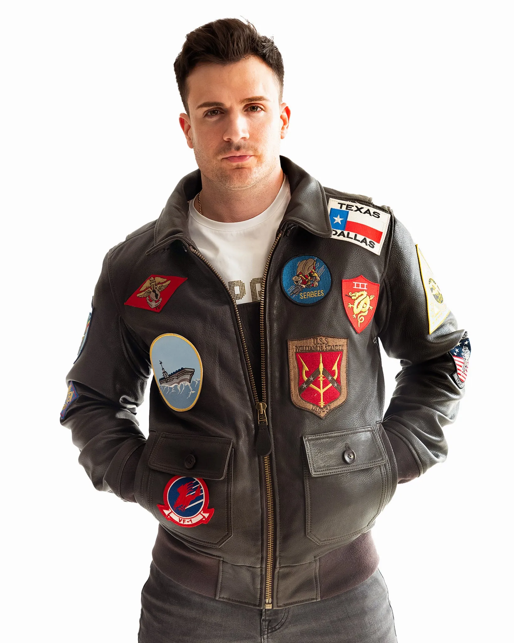 TOP GUN® OFFICIAL SIGNATURE SERIES LEATHER JACKET 1.0