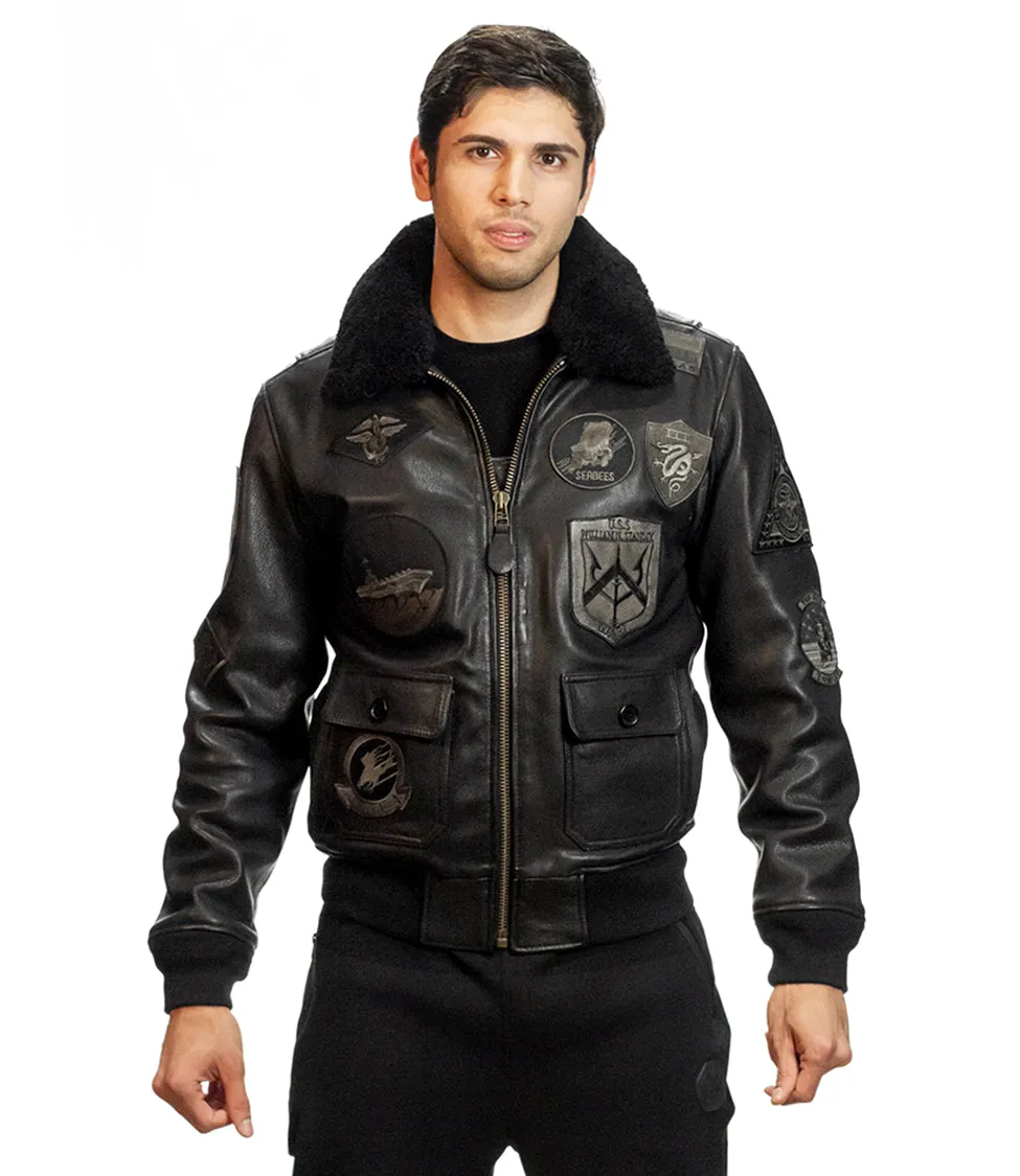 TOP GUN® OFFICIAL SIGNATURE SERIES LEATHER JACKET 1.0