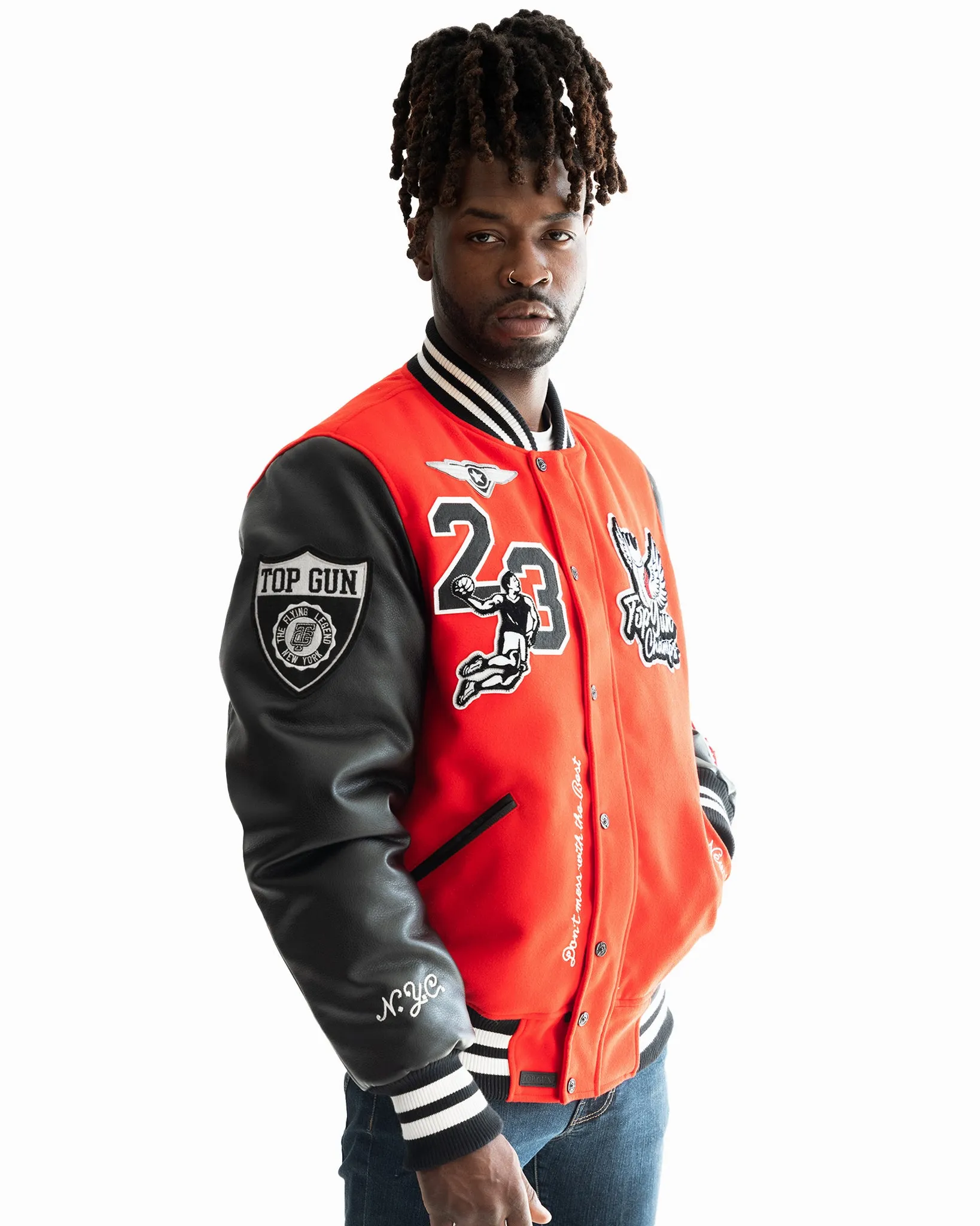 TOP GUN® "FLYING LEGEND" VARSITY JACKET