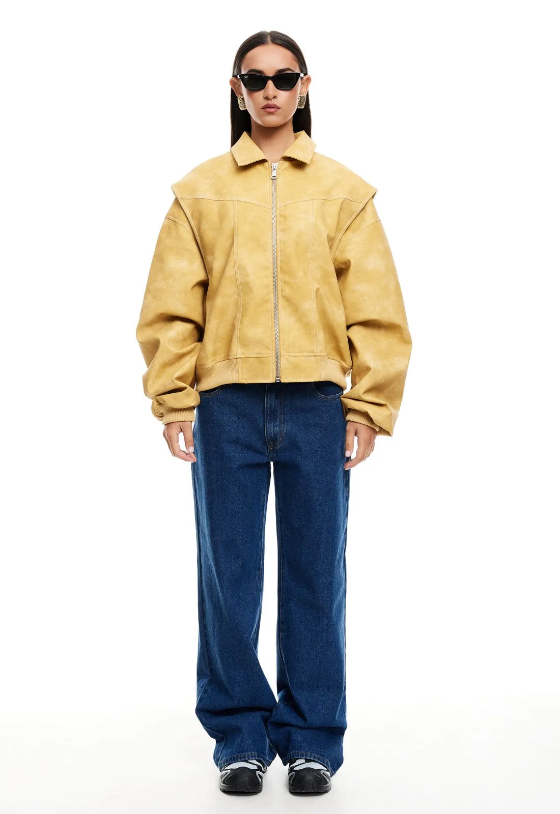 VISTA BOMBER - MUSTARD