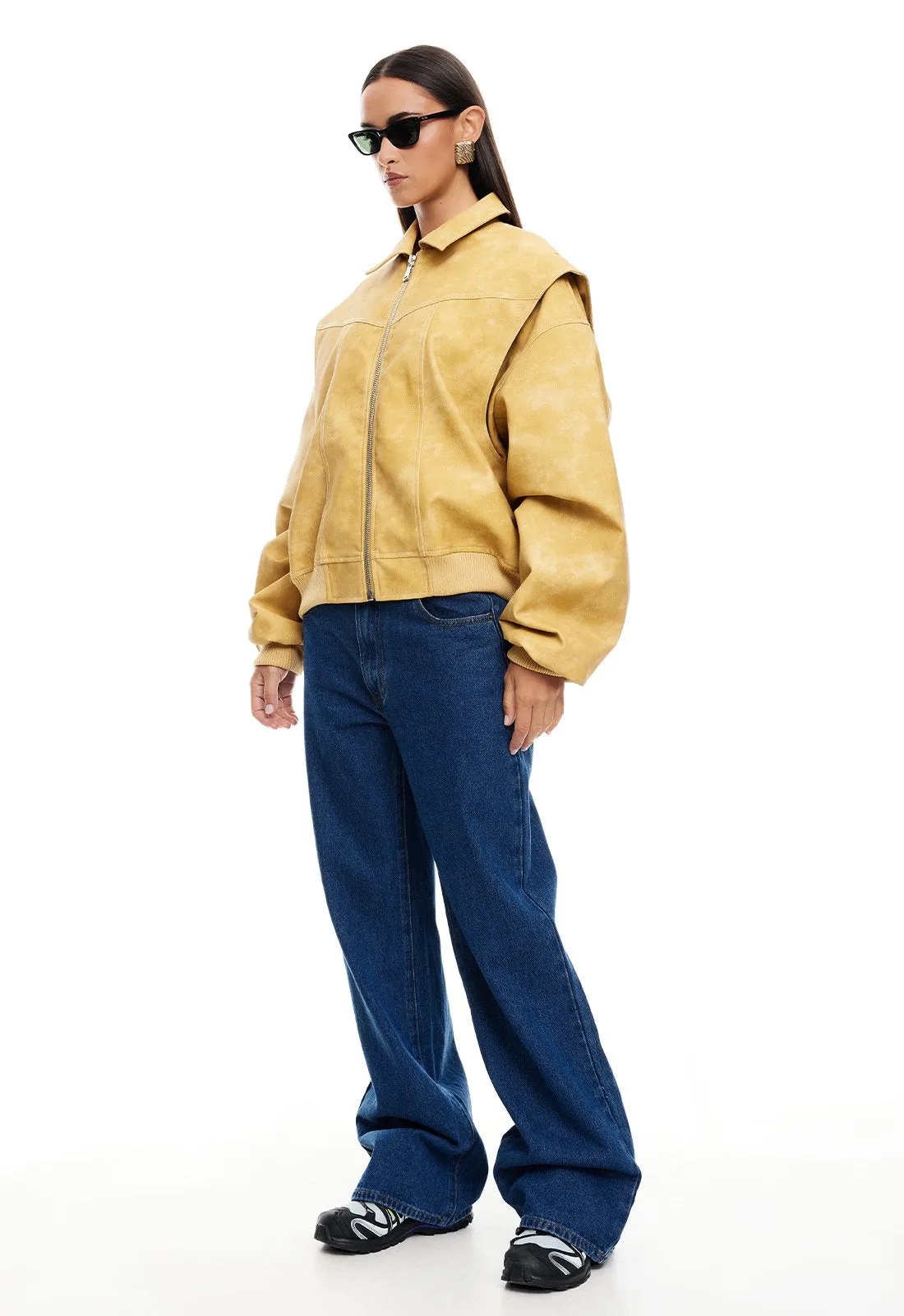 VISTA BOMBER - MUSTARD