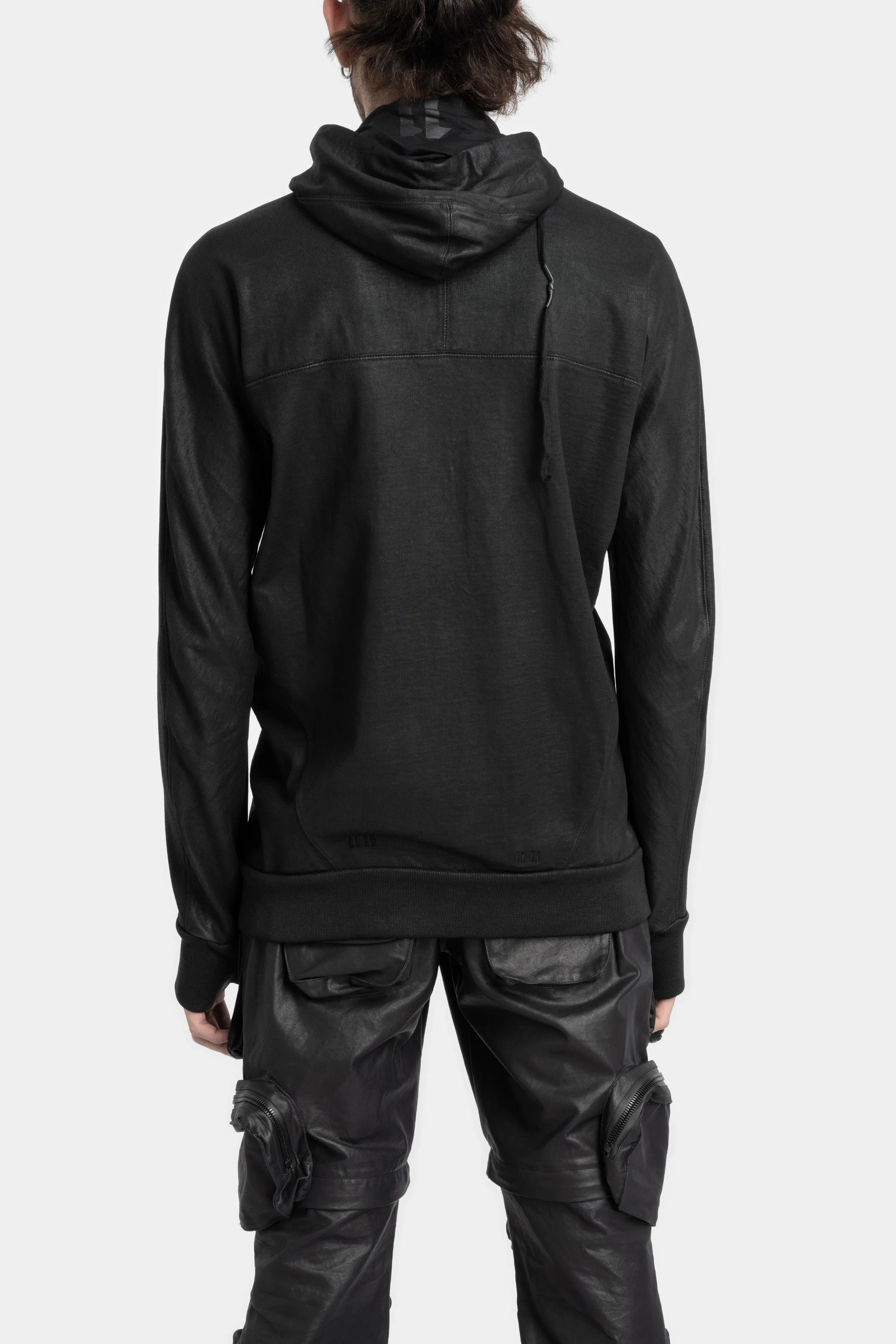 Z2B - Hooded zip up sweater, Coated